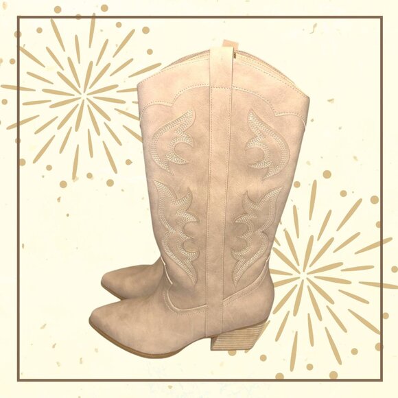 Dolce Vita Cowgirl Kara’s Boots COLOR: SAND NUBUCK - NEW - Size 9 Womens - Picture 8 of 8
